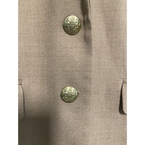 J.Crew Blazer Women’s Sz 2 Camel Wool Blend Schoolboy - Picture 8 of 14